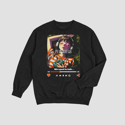 Playlist Sweater (Black)